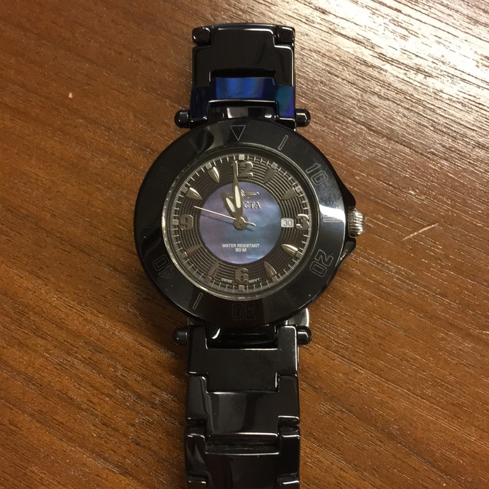 Black Ceramic Invicta watch!